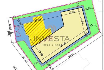 Teren Construcții intravilan de 1040 mp, în Grigorescu