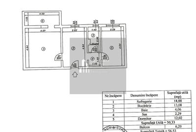 Apartament cu 2 camere decomandat, mobilat în Văcăresti - 3