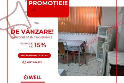 Garsonieră decomandată în 7 Noiembrie - 1
