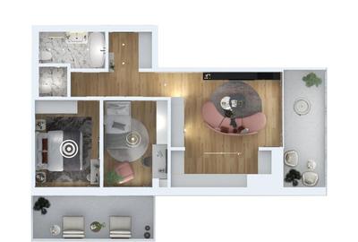 Apartament cu 3 camere în 13 Septembrie