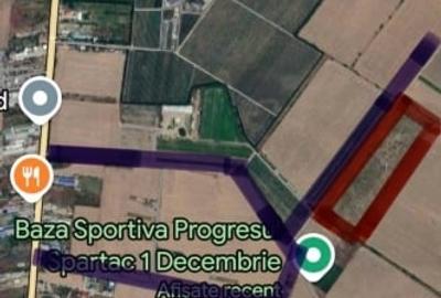 Teren intravilan , 30.000 mp , toate utilitățile,  acces facil la DN,, langa A0, - 4