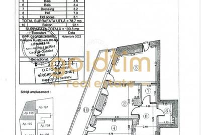 Apartament cu 3 camere decomandat, mobilat în P-ta Presei Libere - 34