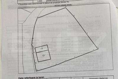 Casă cu 1 camere cu Teren 1000 Mp în Central