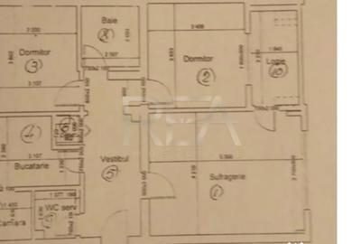 Apartament cu 3 camere decomandat în P-ța Muncii - 2