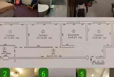 Apartament 3 camere de vanzare complet utilat Calea Aradului - 5