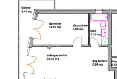 Apartamente moderne cu 2 camere, balcon si dressing - bloc n - 2