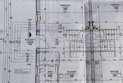 Duplex cu 4 camere cu Canalizare în Florești - 10
