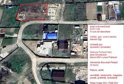 Teren intravilan ,1027 mp , intre Bucuresti si Ploiesti - 2