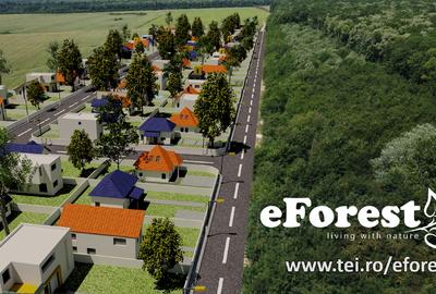 Loturi de casă 720 - 900 mp, langă Pădure în eForest, acces asfaltat - 1