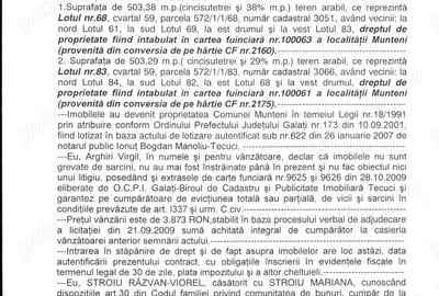 Casa la rosu cu 1000 mp teren in com Munteni, parter ?i mansarda - 12