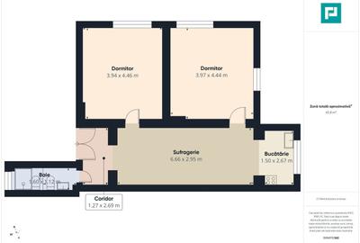 Apartament cu 3 camere în 6 Vânători - 8