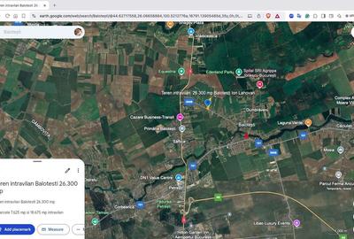 Teren intravilan 26.300 mp Saftica Balotesti - PUZ în lucru - 12