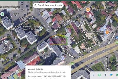 Teren intravilan de 2124 mp, în Colentina