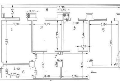 Apartament cu 3 camere decomandat în Sârbi