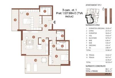 Apartament cu 3 camere în Floreasca - 8