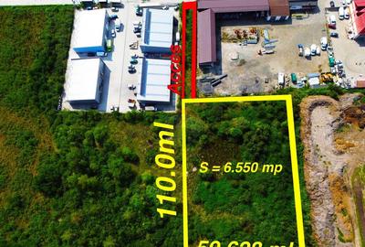 Teren de 6550 mp, în Depozitelor - 2