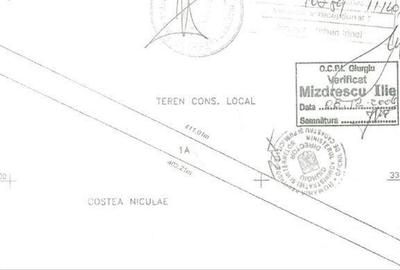 Teren de 7819 mp, în Săbăreni