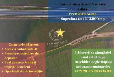 Teren 2.900 mp pentru Hale - Investitie Ideala langa Autostrada A0