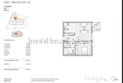Apartament 3 camere de vanzare Pipera in bloc cu vedere la lac - 13