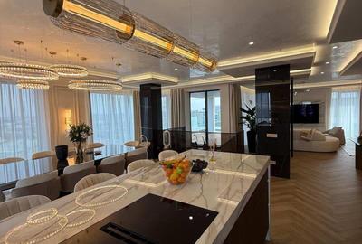 Penthouse cu 4 camere, mobilat în Aviației - 4