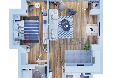 Apartament cu 2 camere nedecomandat în Obor