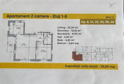 Apartament 2 camere rate dezvoltator - 4