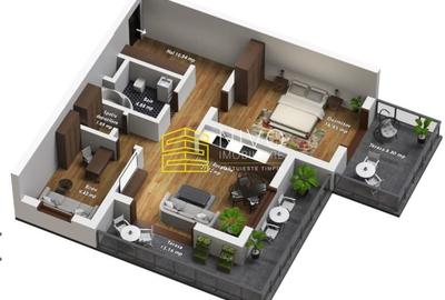 Apartament 3 camere - Livezeni - Lavandei Residence - Bloc Nou - 3