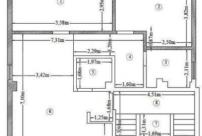 Apartament 3 camere la cheie, CT cu incalzire in pardoseala, 111 mp, zona Consul - 1