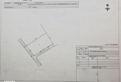 Teren de 833 mp, în Balotești - 2