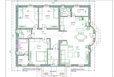 Casă cu 4 camere cu Teren 500 Mp în Central - 3
