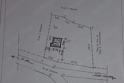 Teren de 1000 mp, în Bradu - 1