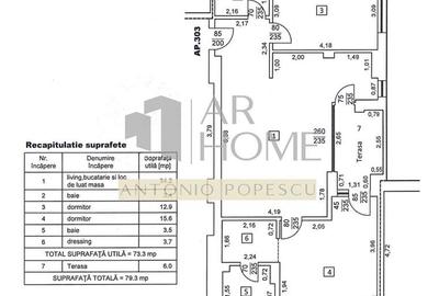 Apartament cu 3 camere decomandat, mobilat în Ultracentral - 2