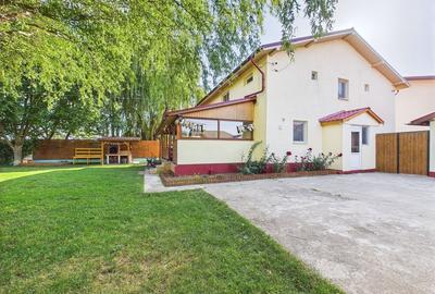 Domnesti Vanzare casa P+M, 7 camere, 4 dormitoare, 4 bai, garaj 3 autoturisme - 3