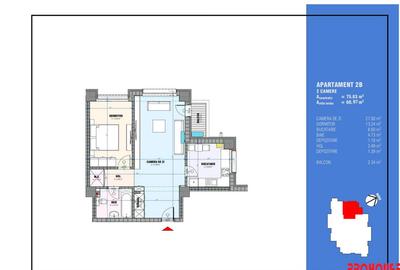 Bloc nou - langa Universitatea Bacovia - 2 camere - mobilat - 7