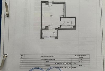 Garsonieră semidecomandată, mobilată în Chiajna - 11