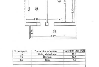 Vedere laterala, pozitie frontala - apartament la 2 pasi de mare. - 11
