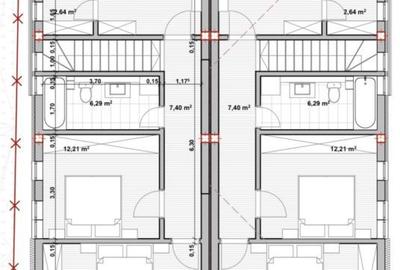 Casă cu 4 camere cu Teren 250 Mp în Central