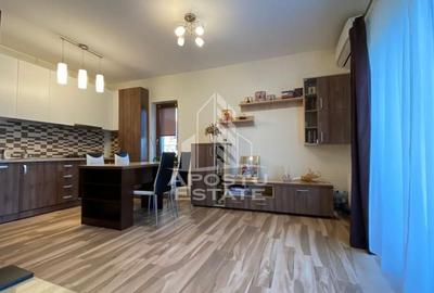 Apartament cu 2 camere semidecomandat, mobilat în Giroc