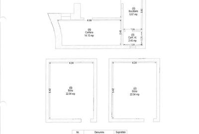 De vanzare apartament 2 camere Piata Unirii- 546 De vanzare apartament 2 camere Piata Unirii- 546 - 10