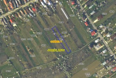Teren de 1663 mp, în Cornetu - 2