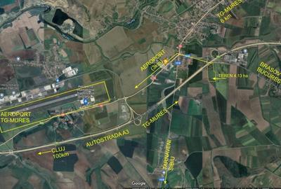 Oportunitate investitie- teren extravilan suprafata de 41.356 mp in Ungheni - 1