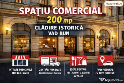 Spațiu comercial, de 202 mp, în Iosefin