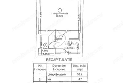Apartament cu 2 camere decomandat, mobilat în Central - 17