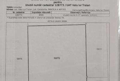 Teren Construcții intravilan de 8500 mp, în Valu lui Traian - 2