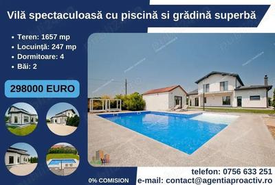 Vila spectaculoasa cu piscina si gradina superba!