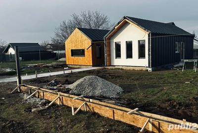 Casa moderna stil scandinav, 3 dormitoare, teren 513 mp Aduna?ii Copaceni | 115.000 - 5