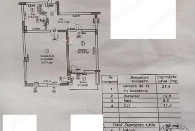 Apartament cu 2 camere decomandat în Precista - 3