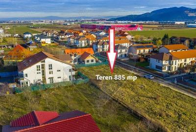 Teren intravilan 885mp de vanzare in Ghimbav Cartierul Florilor - 1