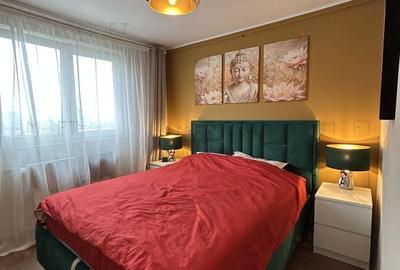 Apartament cu 2 camere semidecomandat, mobilat în Lacul Tei