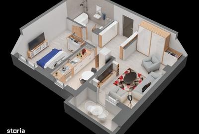 Apartament cu 2 camere decomandat în Alexandru cel Bun - 4
